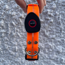 Load image into Gallery viewer, LED Disco Collar | hi vis orange
