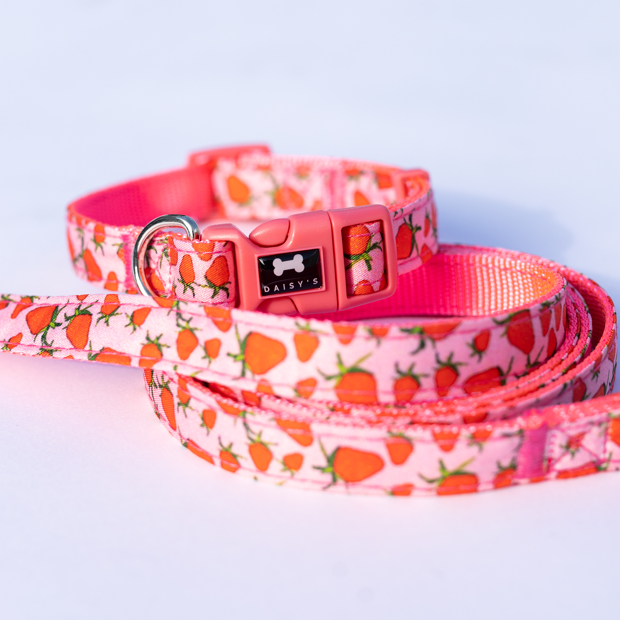 Strawberry sale dog collar