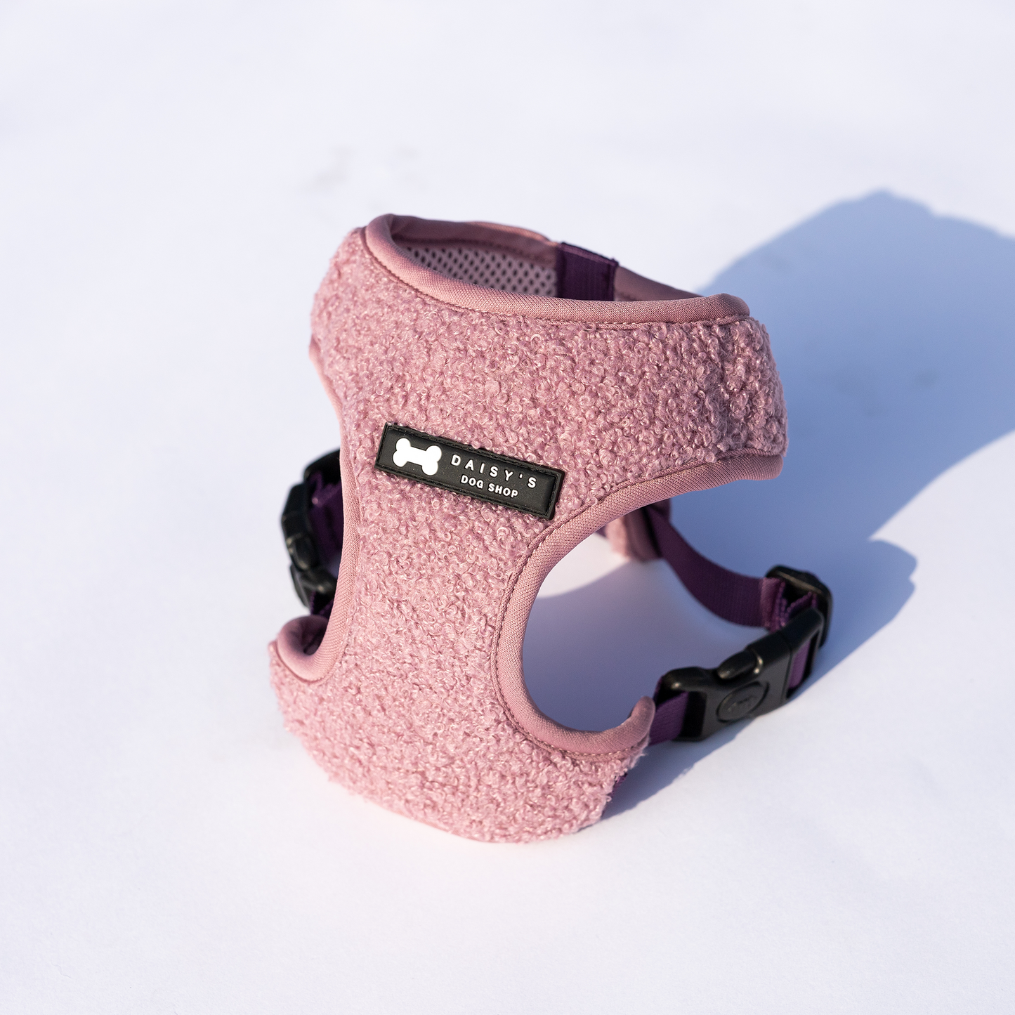 Teddy Harness | violet shearling